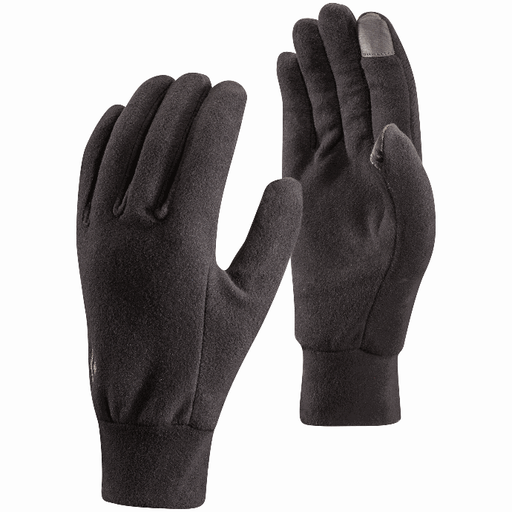 BD LIGHTWEIGHT FLEECE GLOVES Black