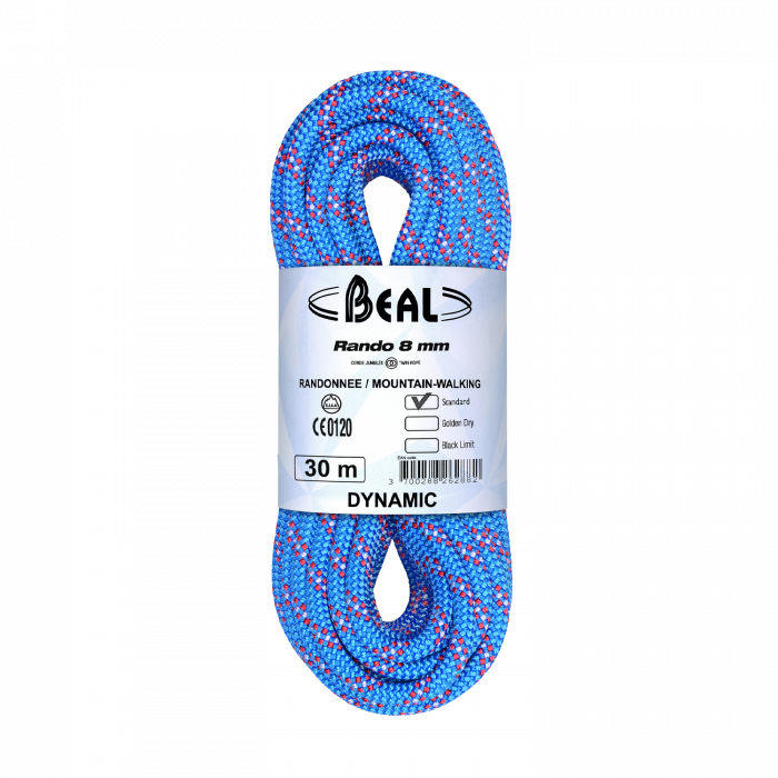 BEAL RANDO DYNAMIC ROPE 8mm x 30m