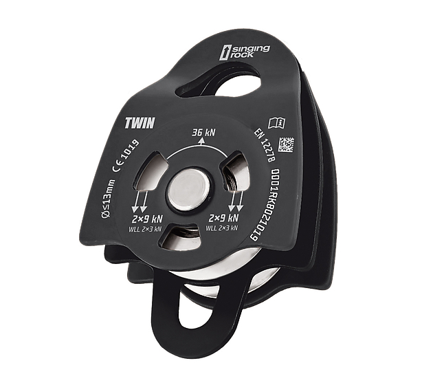 SINGING ROCK TWIN ROLL PULLEY