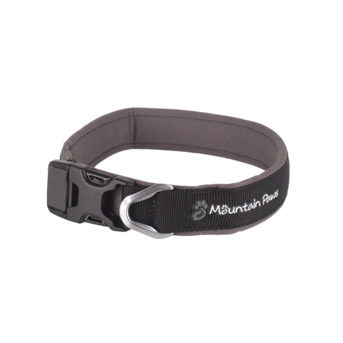 MOUNTAIN PAWS DOG COLLAR Black