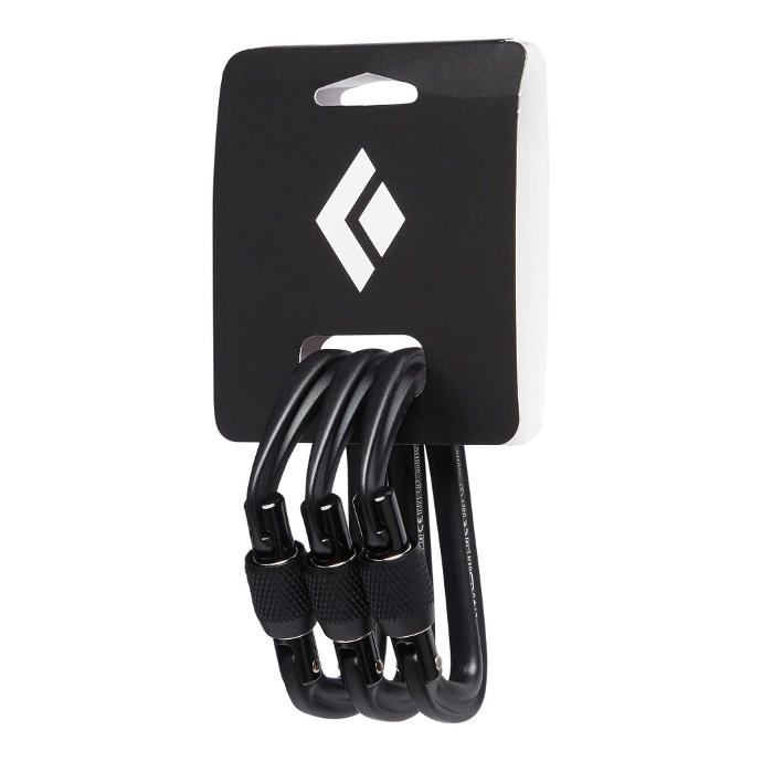 BD HOTFORGE SCREWGATE CARABINER 3 Pack