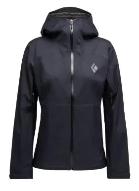 BD W FINELINE STRETCH RAIN SHELL (Black, XS