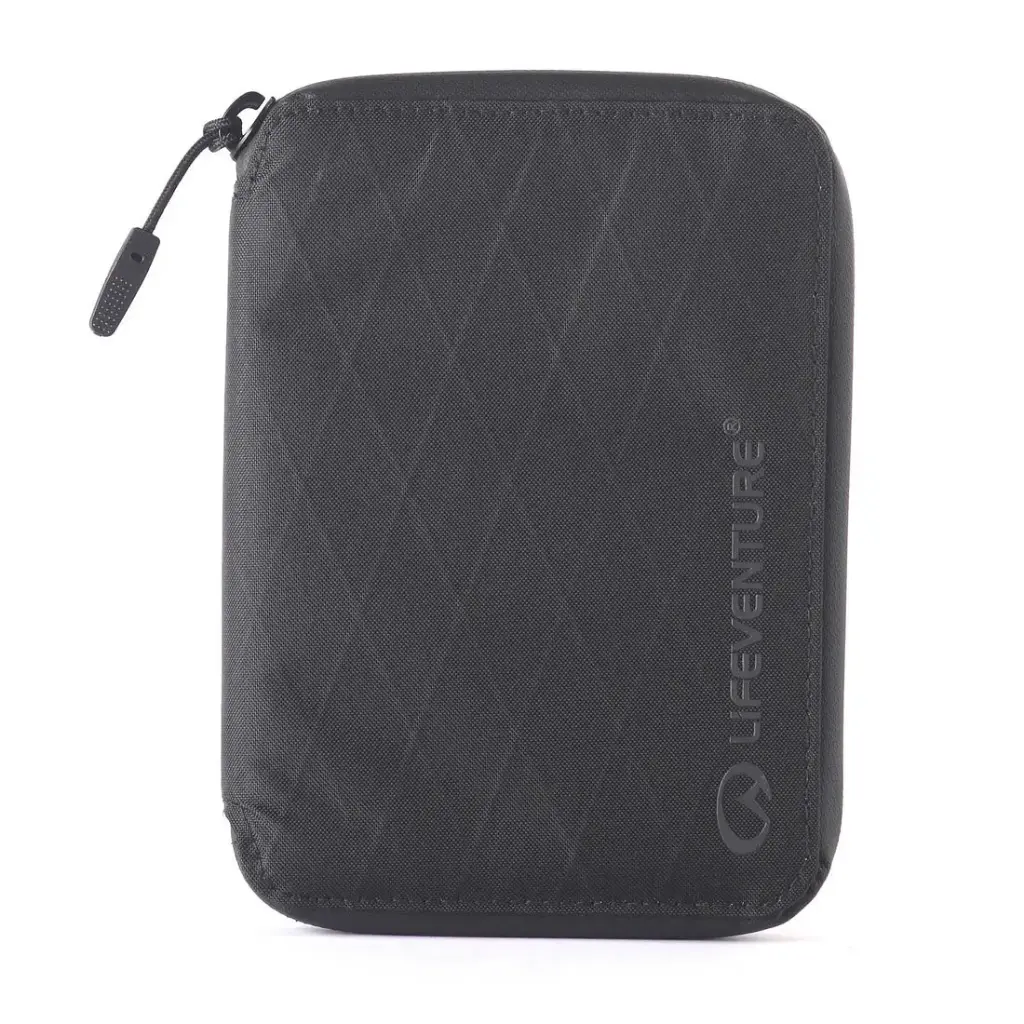 LIFE VENTURE X-PAC RFID MINI TRAVEL WALLET BLK
